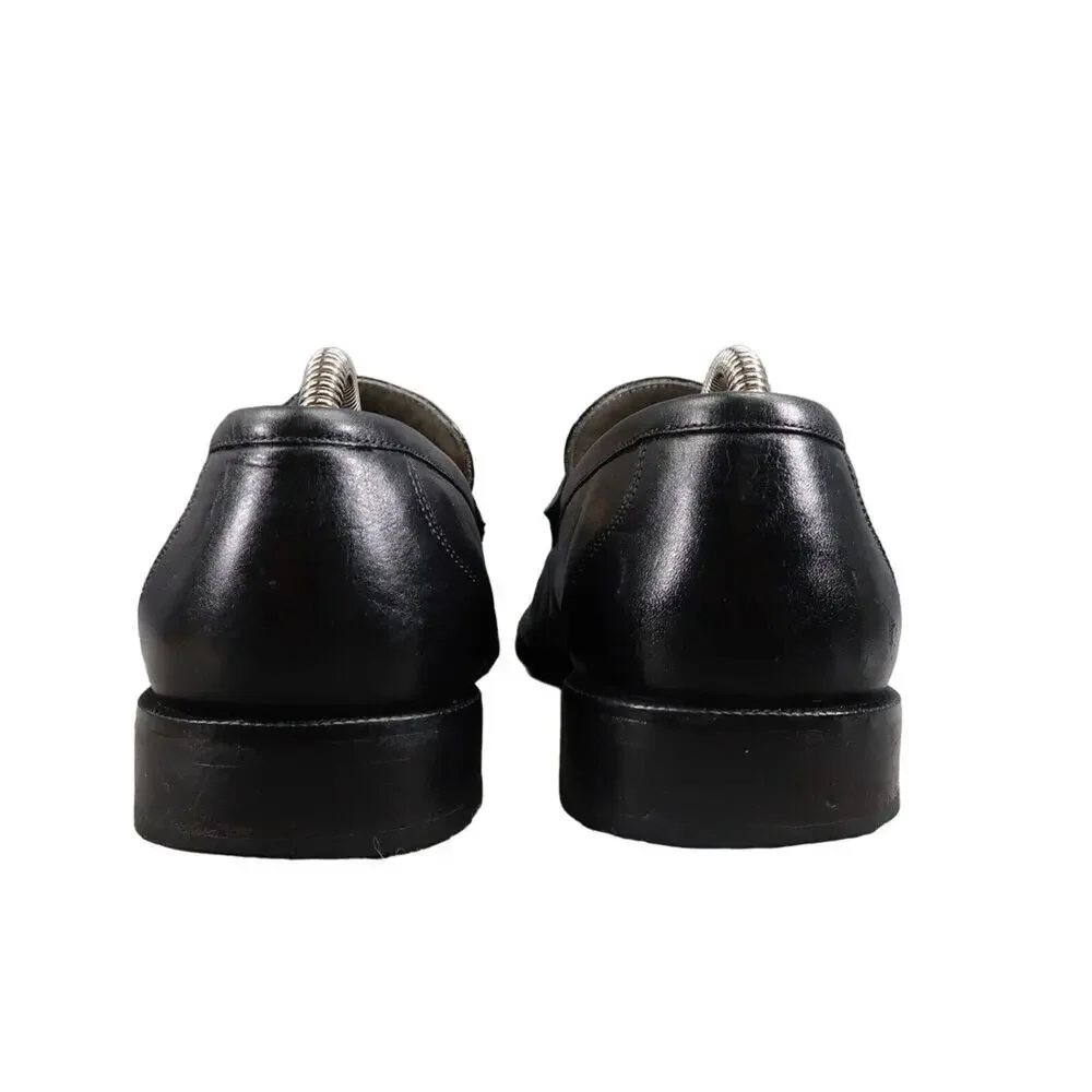 Calimod Shoes Mens 41 Loafer Moccasin Classic Slip On Leather Lifestyle Black